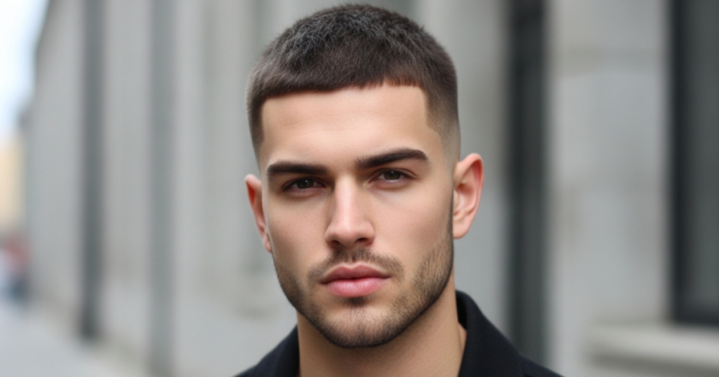 Buzz Cut for Square Face