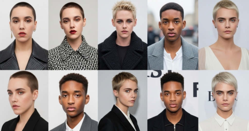 Celebrity Buzz Cut Inspirations