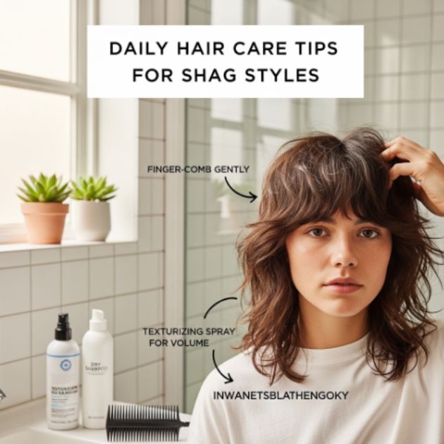 Daily Hair Care Tips for Shag Styles