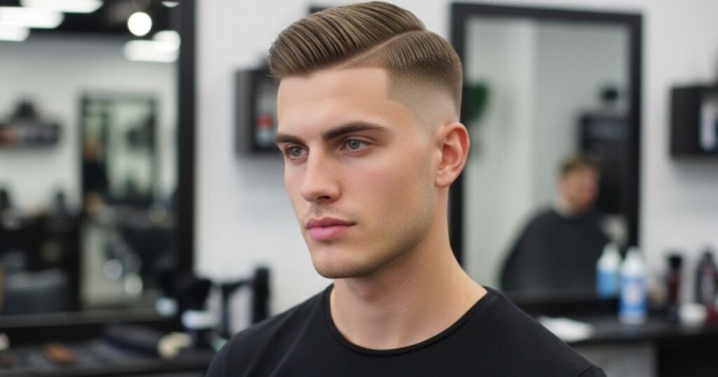 Drop Fade with Short Hair
