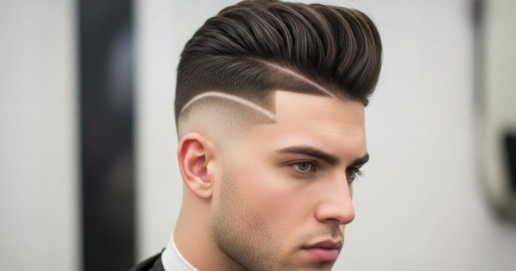 Haircut with Hard Part