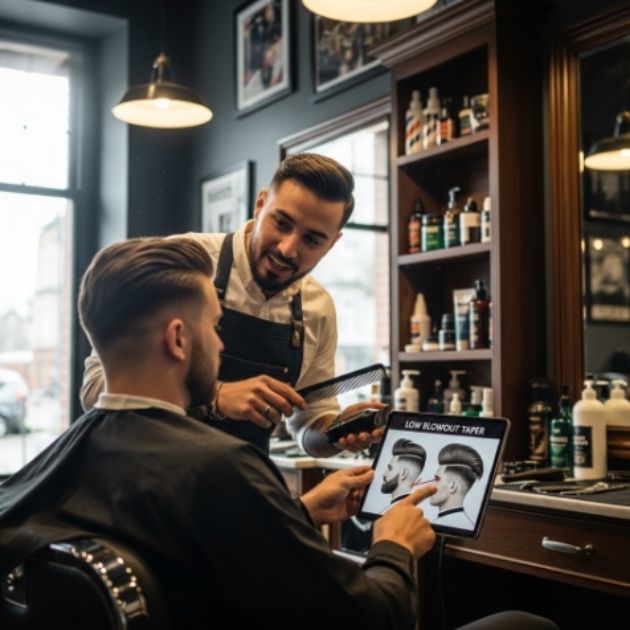 How to Ask Your Barber for a Low Blowout Taper