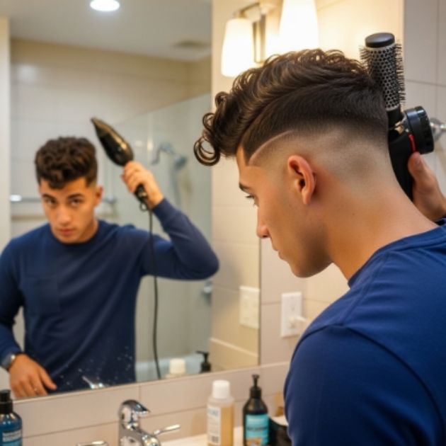 How to Style a Low Blowout Taper at Home