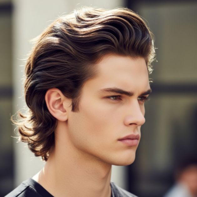 Long Wavy Brush Back