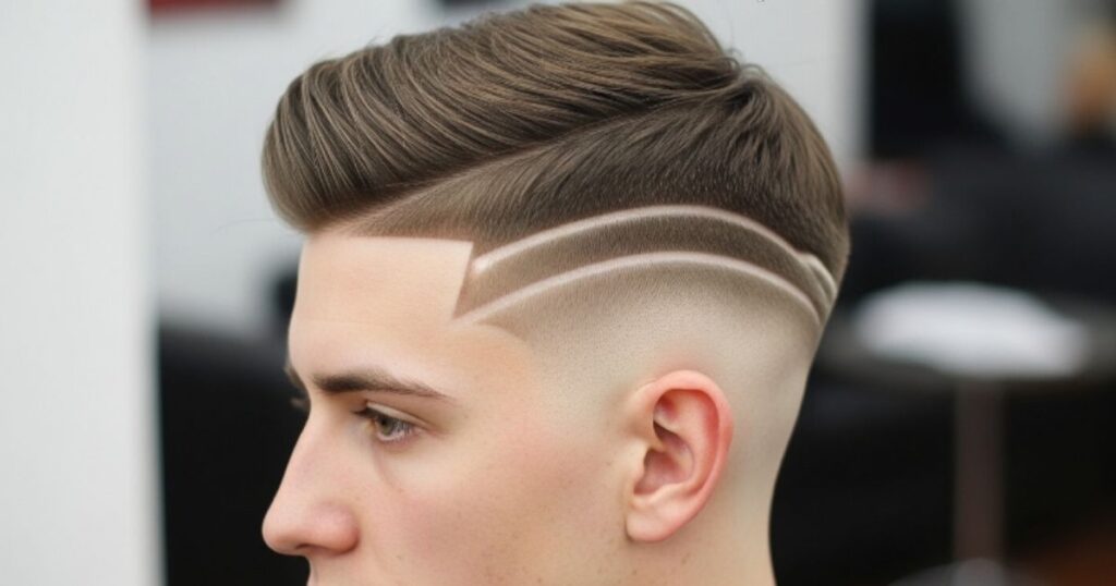 Mid Temp Fade with Line Design