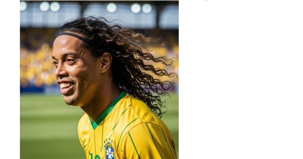 Ronaldinho – Flowing Locks with Headband