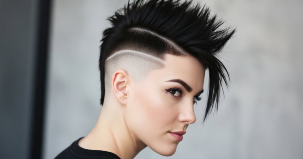 Spiked Top with Undercut