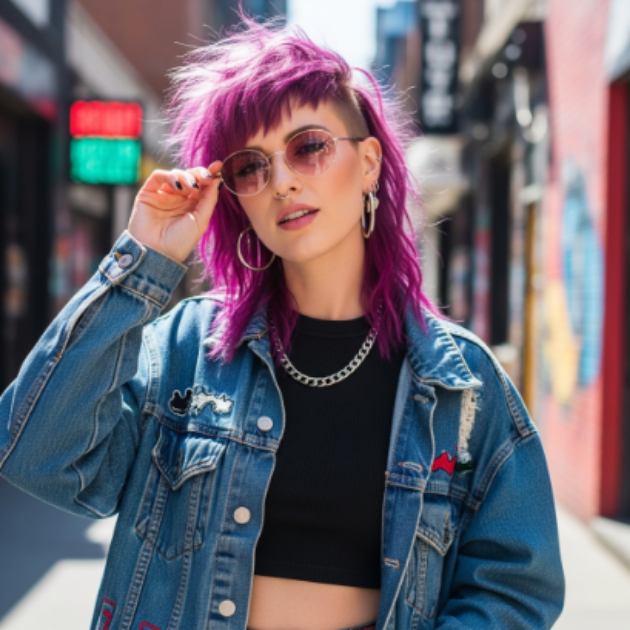 To try a trendy look