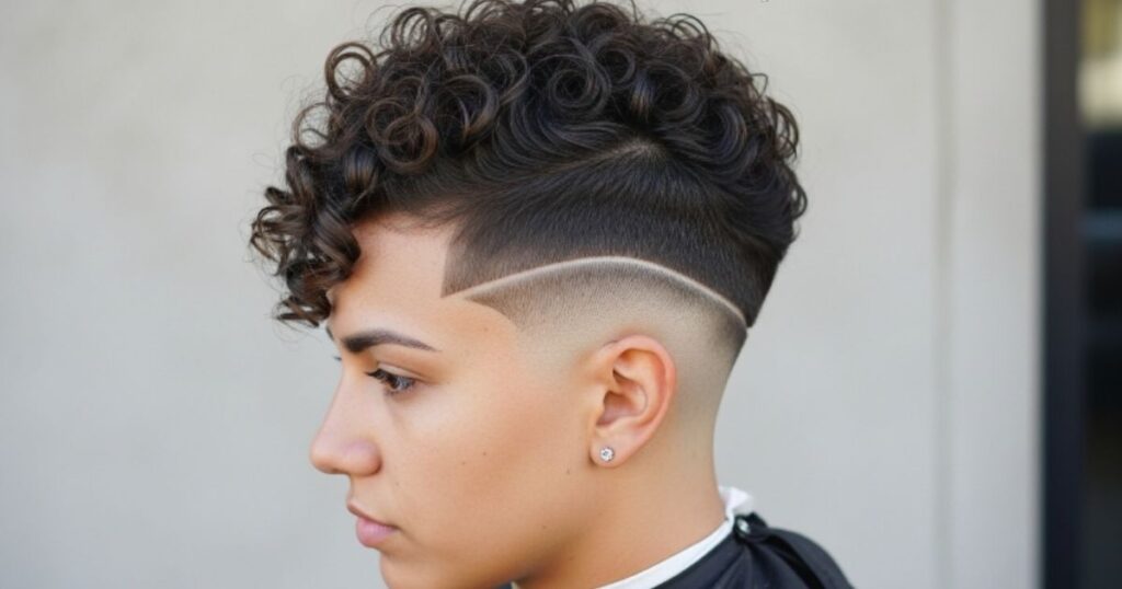 Twisted Curls with Fade