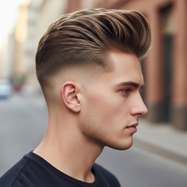 Blowout Haircut for White Guys