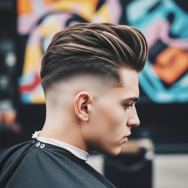 Burst Fade Retro Meets Contemporary
