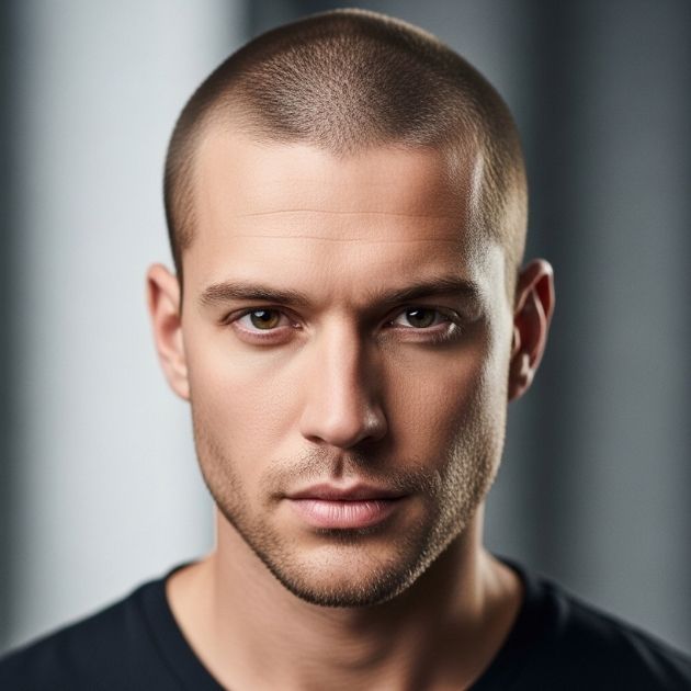 12. Buzz Cut Without Beard