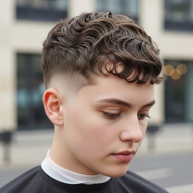  Buzz Cut for Wavy or Curly Hair