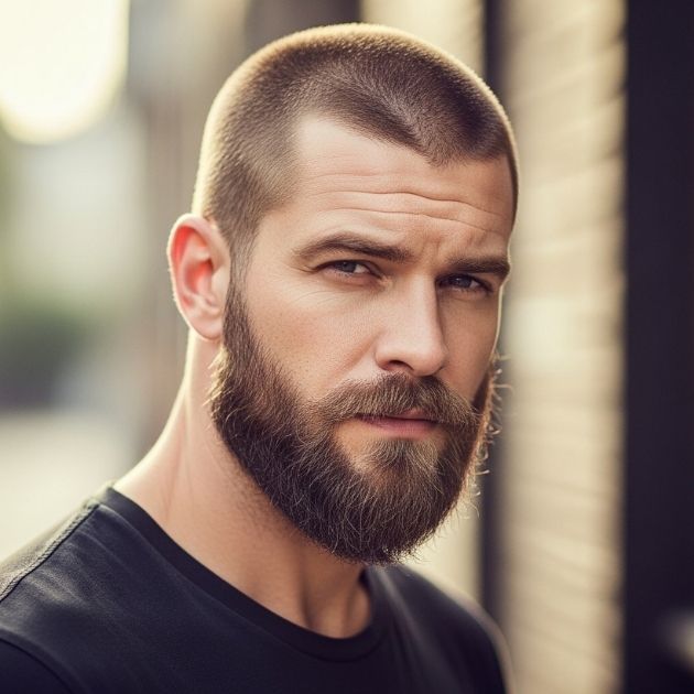 Buzz Cut with Beard