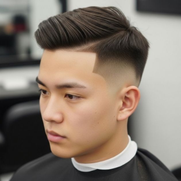 Clean Asian Taper Fade Hair