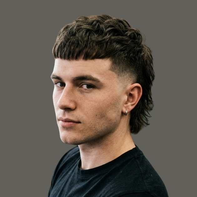 French Crop Low Fade Mullet