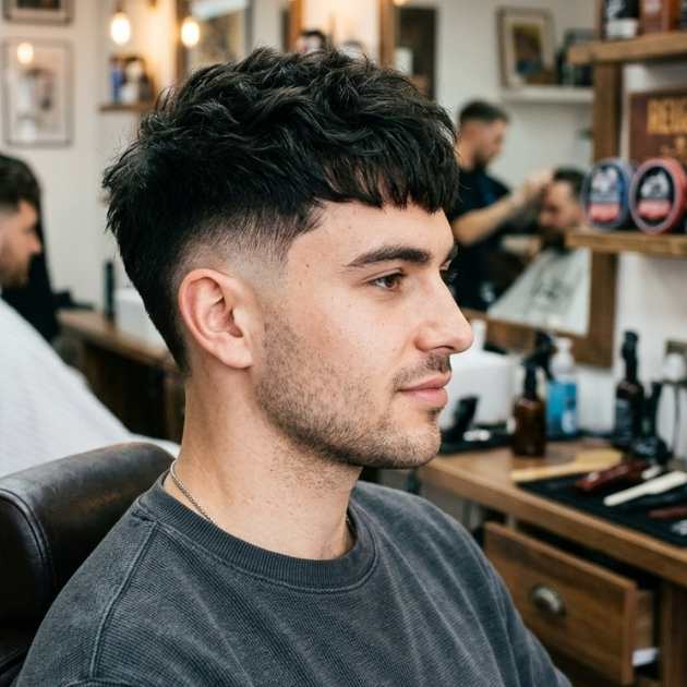 High Burst Fade French Crop