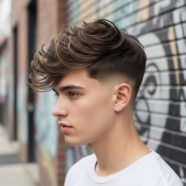 Key Elements Of The Low Taper Fade Fluffy Hair Style