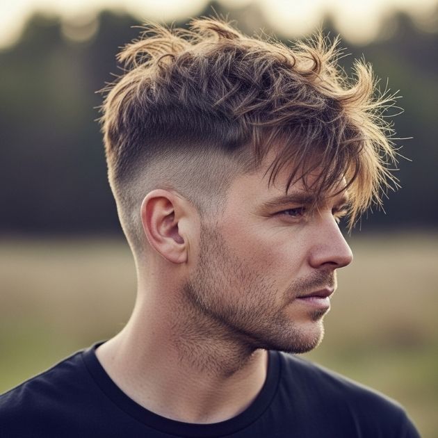 Long Messy Crew Cut