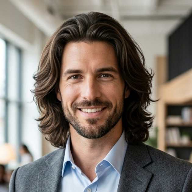 Long Professional Haircuts for Modern Men