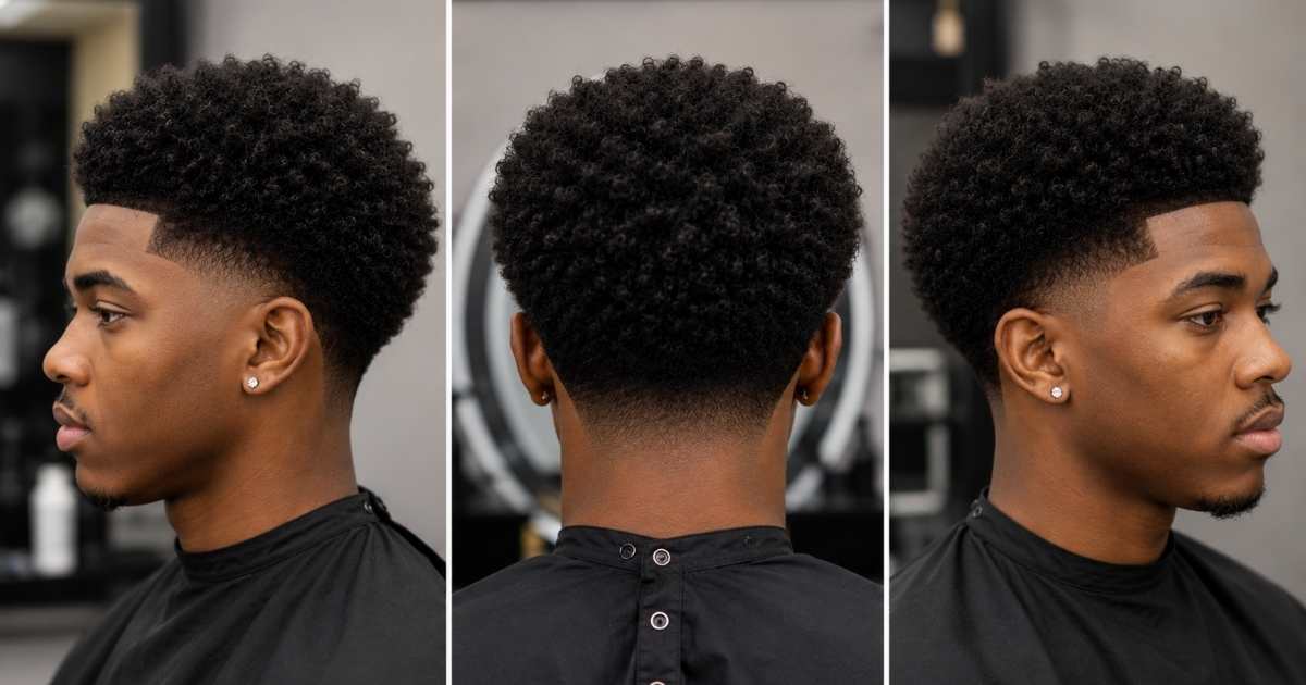 Low Taper Fade Afro