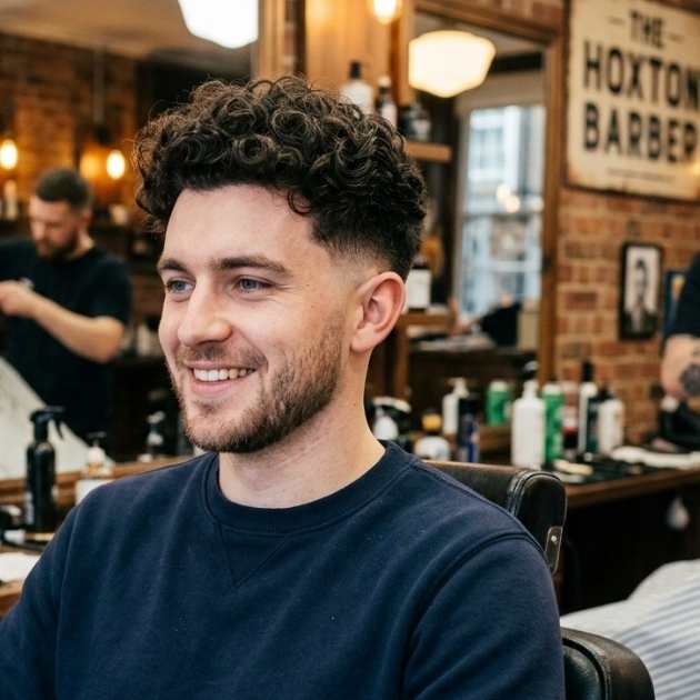 Low Taper Fade Classic Curly