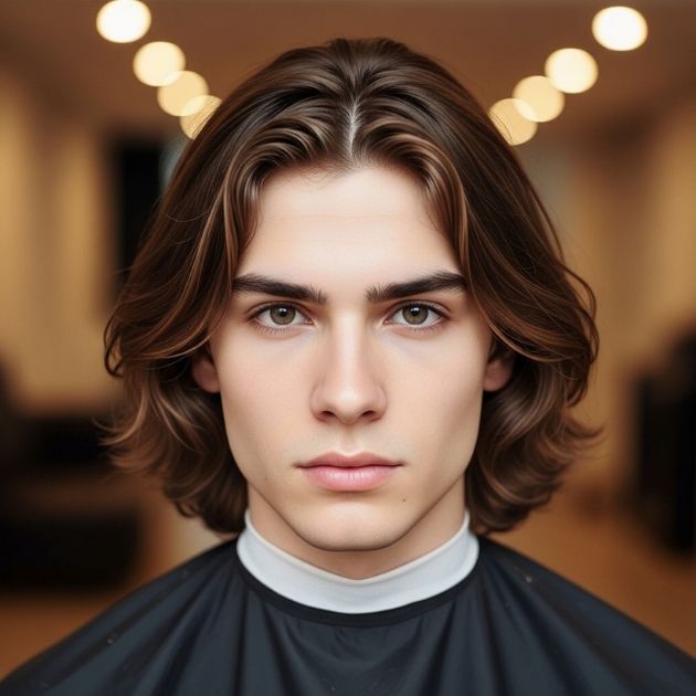 Medium Curtains Haircut