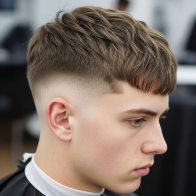 Mid fade French crop