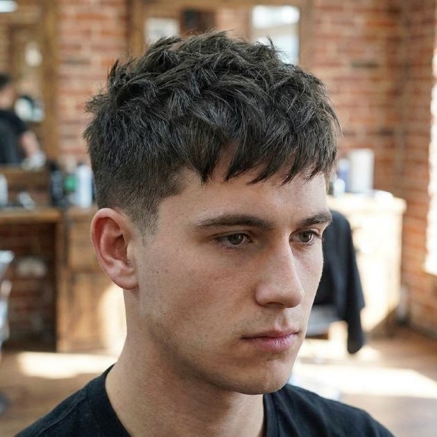 Strukturierter Crop hair