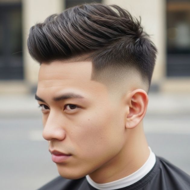 Taper Fade Asian Textured Style