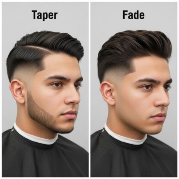 Taper vs fade: which looks better on you?
