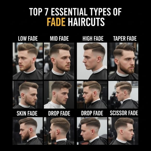 Top 7 Essential Types of Fade Haircuts