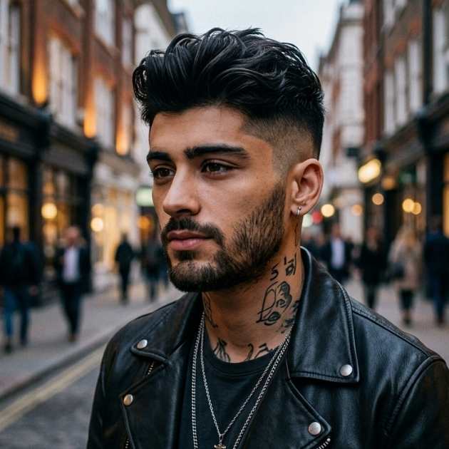 Zayn Malik Undercut Fade
